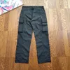 Men's Pants 2022ss Black 1017 ALYX 9SM Cargo Men Multi Metal Button Women Pockets Slightly Loose Trousers