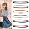 Belts Fashion Women Cow Bright Patent Leather Female Strap Arrival Thin Cowhide Waistband For Jeans Dress Real Belt