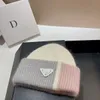 Beanie Skull Caps da donna di lusso per uomo e donna moda Cappelli in maglia di pelo di coniglio Berretto invernale caldo cappello di lana high-end trend street versatile