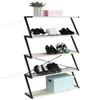 Clothing Storage Easy Multi-layer Entrance Hall Shoe Rack Home Economical Iron Cabinet Assembly Dustproof Door