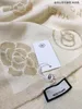 Luksusowy zimowy kaszmirowy szalik drobny nadruk dla kobiet projektanci marki miękki i gęsty wełniany wełniany wełniany szal powyżej 300G 62x195 cm