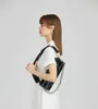 長方形のボックス高級デザイナー肩の女性パテントレザートップハンドルチェーン財布ハンドバッグ2022ブラックグリーンピンク