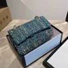مصمم كيس الكتف الصوفي للنساء سلسلة الإبط النمط الشبكة النمط كروس جسم حقائب سيدة محفظة 220708