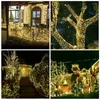 Stringhe Led Luci natalizie Stringa di Natale Lampione per esterni Ghirlanda 100M 50M 30M 20M Giardino di festa Decorazioni fai da te per matrimoni