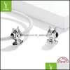 Charms Authentic 925 Sterling Sier Baby Giraf Charm voor originele doe -het -zelfarmband of armband sieraden Make 2025 Q2 Drop Delivery 2022 Fin DHZB7