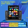 Voiture DVD Radio Multimedia Video Player Android 2Din Stéréo pour Skoda Fabia 2 2007 - 2014 Tesla Style Navigation GPS 2 Din BT