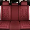 Capas de assento de carro Fuzhkaqi Leather para Ssangyong Korando Actyon Rexton Presidente Kyron Seats Veículo