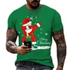 Männer T Shirts 2022 Weihnachten männer T-shirts 3d Print Kurzarm Marke Shirt Für Männer Übergroßen T Mann Lustige weihnachten Kleidung Tops