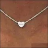 Pendant Necklaces Luxury Designer Jewelry Classic Love Heart Necklace Fashion 18K Gold Hearts Pendant For Women Girls 123 U2 Drop Del Dh4Ma