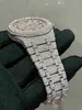 Designer Watches Hand Limited Pure Sale Watch Inlaid Custom Moissanite Luxury Full Diamond Watch Movement Box and Paper