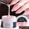 Nail Gel 15Ml Nail Quick Building Gel Voor Acryl Nagels Fiber Uv Led Art Manicure Jelly White Clear extension Gels Drop Delivery 202 Dh0Rv