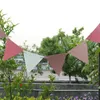 Dekoracja imprezowa 12pcs/Set Banner Triangle Flagi wiszące girland Bunting DIY Craft na rocznicę wakacyjne kemping wystrój halowy