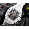 Montre mécanique de luxe pour hommes Milles Rm11-03 mouvement entièrement automatique saphir miroir bracelet en caoutchouc montres suisses C29Q