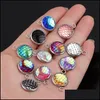 Charmos Jóias Diy Aço inoxidável de 14 mm Mermaid Scale Pingente Charms para Brios de Colarrings Fish Beauty Fazendo 2268 Q2 Drop Deli Dhhwr