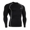 Гоночные куртки мужской велосипедный базовый слой Pro Quick Dry Dreshabless Elasticty Materiate Materious Тренировка спортзала одежда