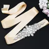 Belts Luxury Crystal Design Bridal Belt Shiny Diamond Girdle Cinturones Para Mujer Women Wedding Dress Decoration Apparel Accessories