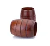 Wooden Barrel Shaped Beer Mug Creative Wood Beer Cup Chicken Bar Drinkware Wine Glass Portable Wooden Tumbler t1015