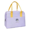 أدوات المائدة مجموعات دائمة Bento Pouch Thermal Fox Fox Box Box Tote Cooler Cont