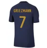 Frankrike 10 Mbappe 9 Giroud Soccer Jerseys Anpassade 24-25 Hemma thailändska Kingcaps 7 Griezmann 19 Benzema 22 T.Hernandez 2 Pavard 8 Tchouameni 11 Dembele