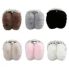 Berets L5YC Elegant Pearl Bead Ear Winter Earmuffs For Women Warm Warmers Gifts Girls Cover Ears Fashion