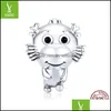 Charms Authentic 925 Sterling Sier Baby Giraf Charm voor originele doe -het -zelfarmband of armband sieraden Make 2025 Q2 Drop Delivery 2022 Fin DHZB7