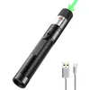 Hochleistungs-Laserpointer, USB wiederaufladbar, rot, blau, lila, grün, Lichtstrahl, Laser, Lichtstift, interaktives Spielzeug für Haustiere