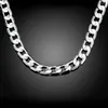 Chains 925 Sterling Silver 16/18/20/22/24 Inch 8MM Italian Cuban Curb Chain Necklace For Woman Man Fashion Wedding Jewelry
