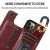 Для iPhone Phone Case Copact Cover Case Dual Buckle Solid Color Cuth