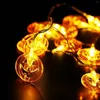 Strings Halloween LED -snaarverlichting draagbare pompoen spook skeletten voor thuisbar feestdecoratie 5 meter 20 lamp