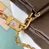 3pcs مجموعة العملات المعدنية محفظة مصممة كروسة حقيبة محفظة النساء الكلاسيكية pochette felicie الجلود السحاب الفاخرة الكتف الحقائب حقيبة رسول محفظة