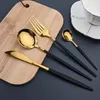 Set di posate Baltens Set di stoviglie Coltello in acciaio inossidabile Forchette Cucchiaio Specchio 24 pezzi Posate Stoviglie da cucina Argenteria occidentale