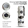 Ev Gözdeleleri Yeni Rong Işık El Flashlight Manser Time Scroll 3 EDC Spinner Dekompresyon Dış Mekan Işığı Acil Durum Işıkları ile Oyun