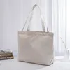 Abendtaschen Damen Casual Umhängetasche Canvas Japanische einfache einfarbige Handtasche mit großer Kapazität