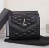 Portefeuilles de mode pour femmes haut de gamme classique sac à main de créateur femmes Caviar en cuir simple fermeture éclair multi-fonction sac de carte