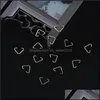 Jump Rings Split Rings 100Pcs/Set Triangle Loops Jump Rings 6X10Mm Split Ring Jewelry Connector Findings Accessories For Making 1941 Dhtfy