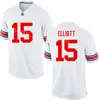 NCAA Football Ohio State Buckeyes College Jersey 15 Ezekiel Elliott 5 Raekwon McMillan 3 Michael Thomas 5 Braxton Miller 34 Carlos Hyde 17 Jerome Baker voor sportfans