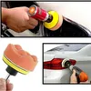 Car Sponge Polishing Pads Kit Foam Pad Buffer Machine Wax For Removes Scratches Washable Reusable