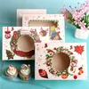 Christmas pastry packaging box Christmas baking packaging Christmas Eve biscuit gift boxes LT100