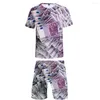 Men's Tracksuits Men Sets Summer United States Dollar 3D Printed Shorts T-shirt Outfits Male Casual Hip Hop Creative Money 2Piece Suit