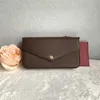 Klassisk lyxig design av hög kvalitet Satchel Pochette Felicie Chain Leather Shoulder Fashion Ladies Messenger Bag