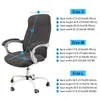 Stoel dekt een bureau dekking waterbestendig Jacquard studie computer elastische spandex funda silla escritorio slipcovers