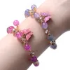 14Pcs Fashion Butterfly Crystal Bead Bracelet Simple Women's Jewelry