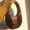 Coperni Ovale Designer-Eiertasche aus Schlangenleder, kleine runde Tasche, Mini-Handtasche für Damen, 220617