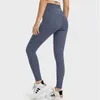 Damen-Yogahose mit gekreuzter Taille, Sport-Leggings-Outfit, doppelseitige Einstecktaschen ohne T-Linie, hochelastische, verkürzte Hüfthose, neu in Europa und Amerika, VELAFEEL