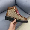 Designer Stivaletti da alpinismo Stivali da neve da uomo Escursionismo da uomo Martin Fashion Leather North Booties autunno inverno lusso Stampa da donna Scarpe con plateau multi stile