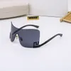Большие поляризованные солнцезащитные очки без оправы, женские солнцезащитные очки «кошачий глаз», овальные дизайнерские солнцезащитные очки для женщин, защита от ультрафиолета, акататная смола glas255G