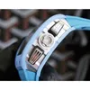 Montre mécanique de luxe pour hommes Milles Rm11-03 mouvement entièrement automatique saphir miroir bracelet en caoutchouc montres suisses C29Q