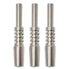 Replacement 510 thread titanium nail smoking accessories 10mm 14mm 18mm ceramic quartz tip nail for nectar collector kit concentrate dab straw water pipe