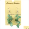 Dangle Lustre Naturel Pierre Ébréchée Boucles D'oreilles Goutte Dangle 7 Chakra Irregar Perle Cristal Pour Femmes Mode Bijoux Faits À La Main Delive Dhet2