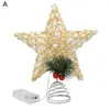 Рождественские украшения Железо хорошее светодиодное рождественское праздничное праздничное дерево Пентаграмма прочная украшение деревьев